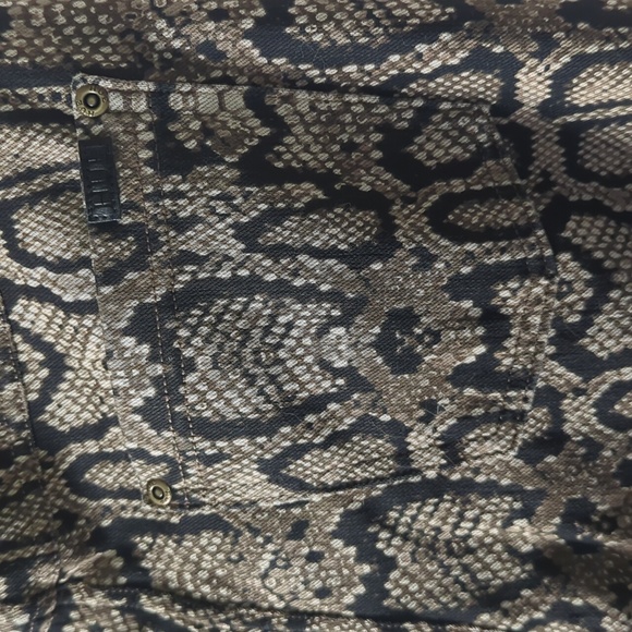 Hue leggings Brown python Size S ultra soft denim - Picture 5 of 10